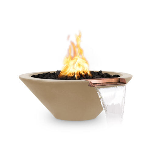 Round Cazo Fire and Water Bowl - GFRC Concrete