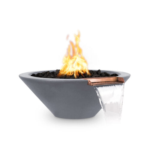 Round Cazo Fire and Water Bowl - GFRC Concrete