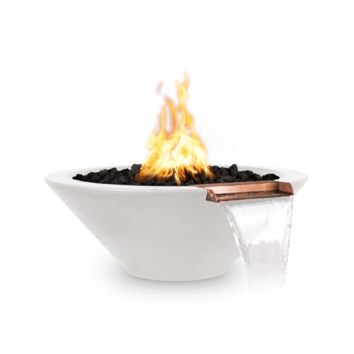 Round Cazo Fire and Water Bowl - GFRC Concrete