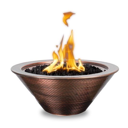 Cazo Fire Bowl - Hammered Patina Copper