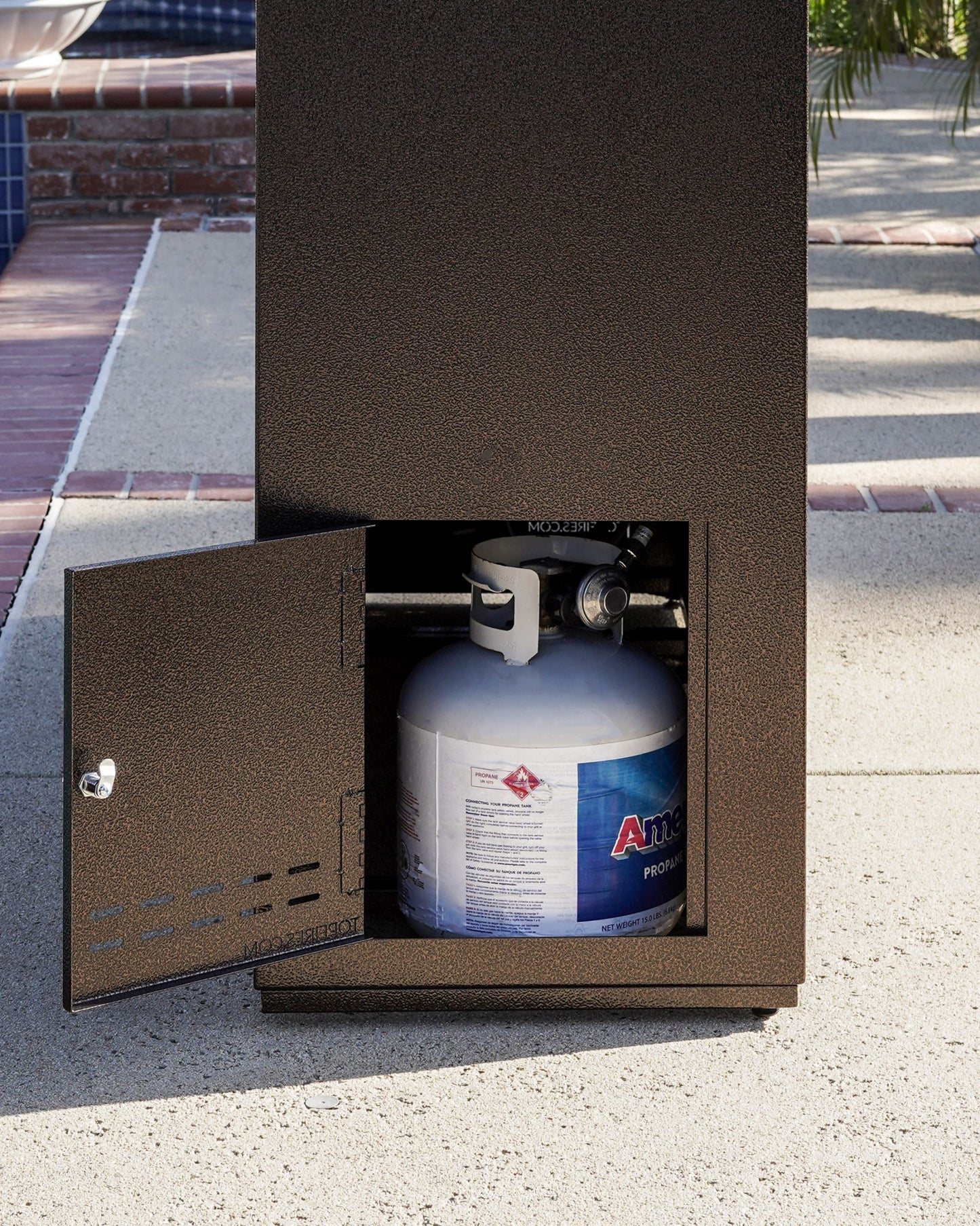 Williams See-Through Stainless Steel Outdoor Fireplace -84"