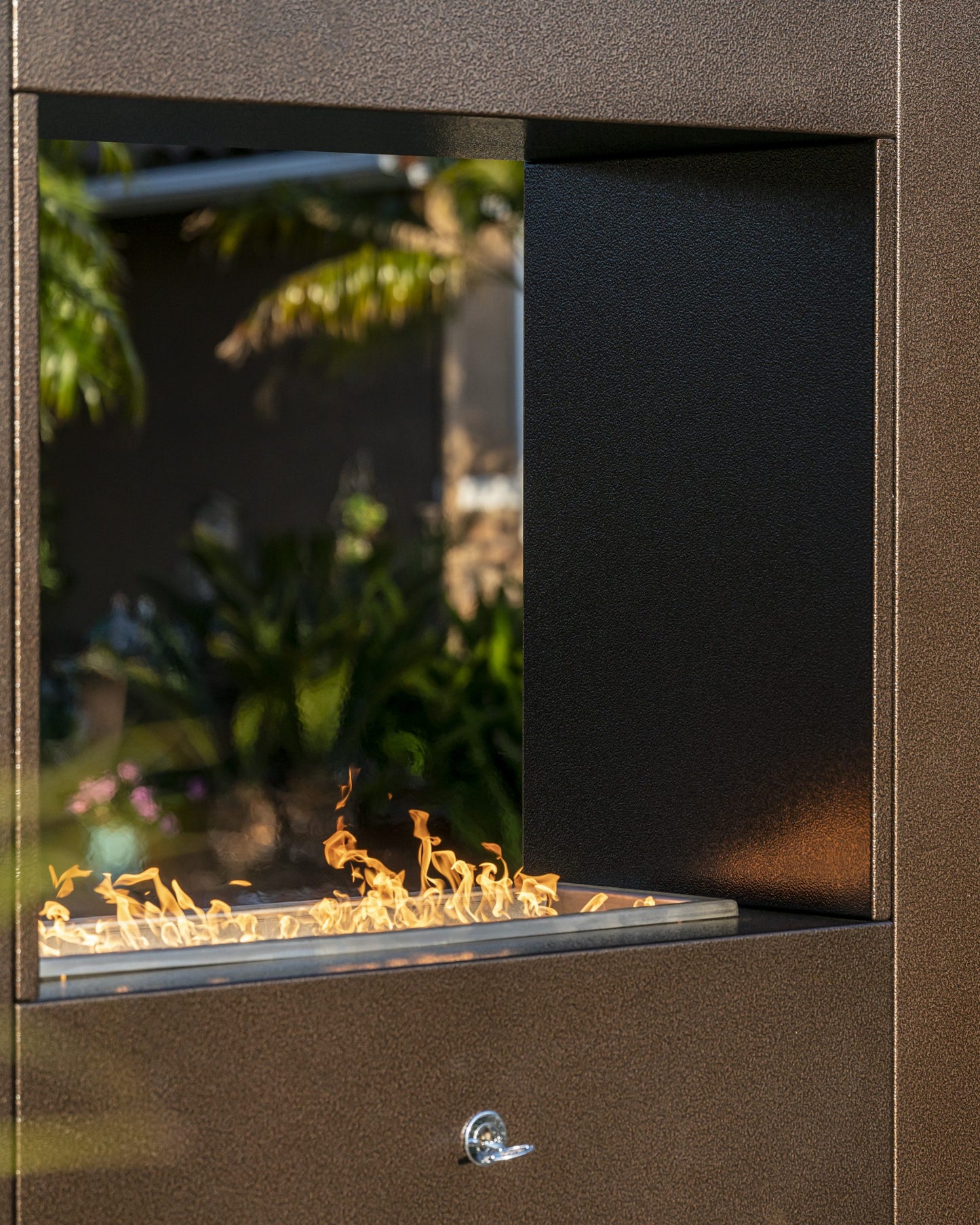 Williams See-Through Stainless Steel Outdoor Fireplace -84"