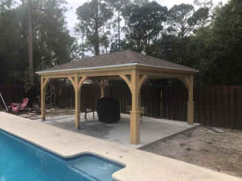 Gazebo Depot Wood Pavilion -10x10ft