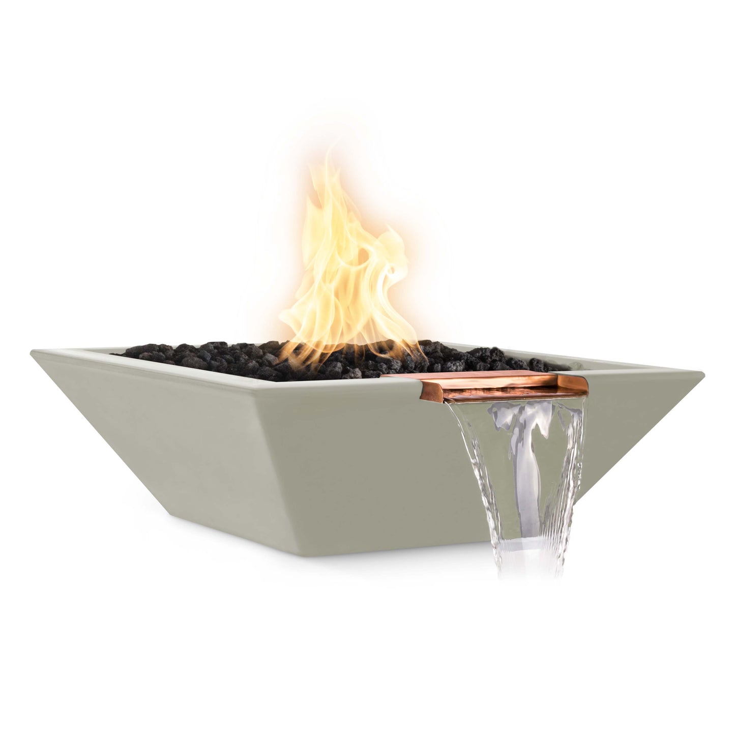 Maya Fire and Water Bowl - GFRC Concrete