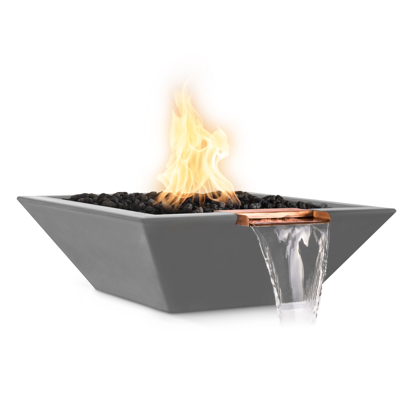 Maya Fire and Water Bowl - GFRC Concrete