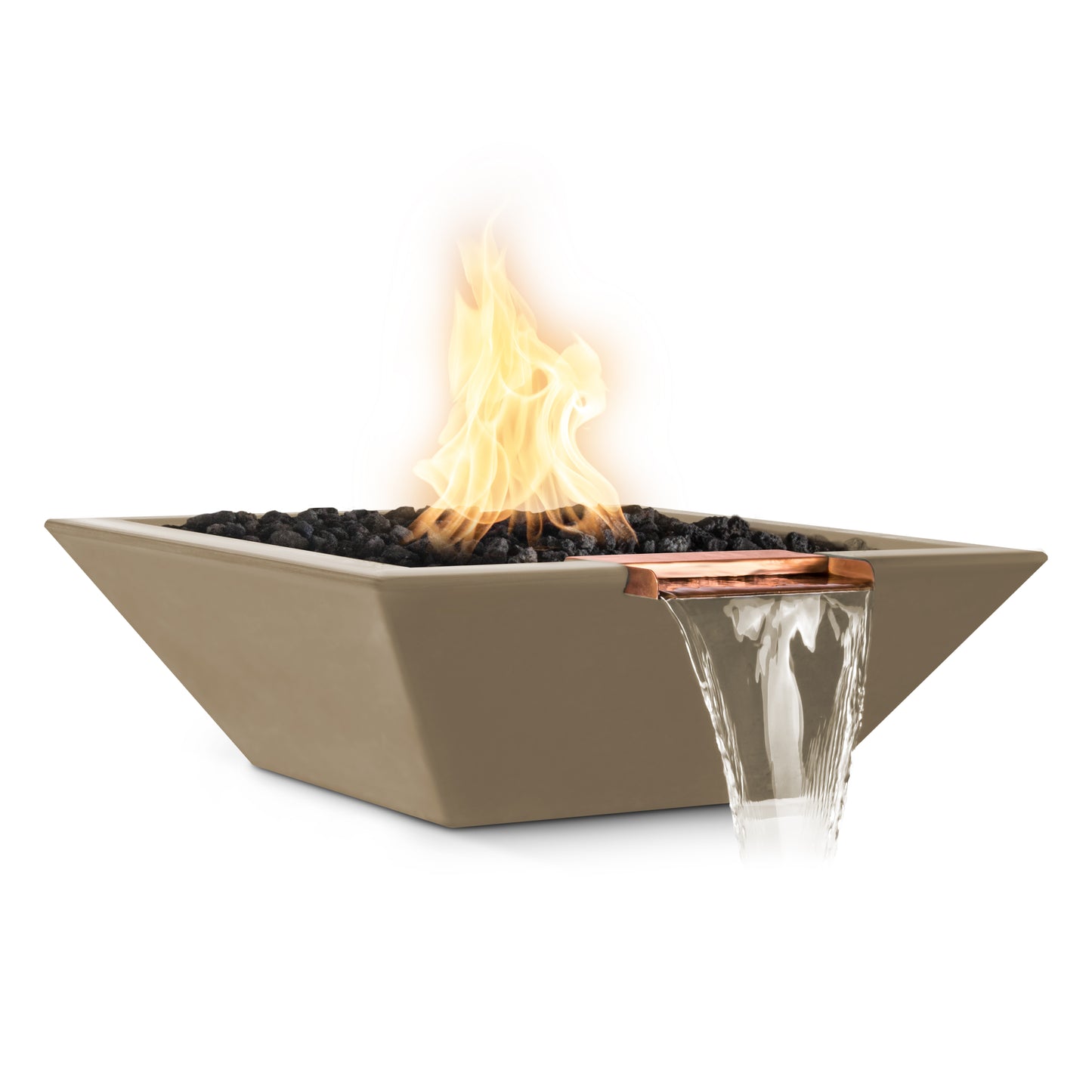 Maya Fire and Water Bowl - GFRC Concrete