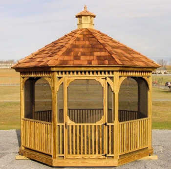 Gazebo Depot Pine Octagon Gazebo Kit -8ft