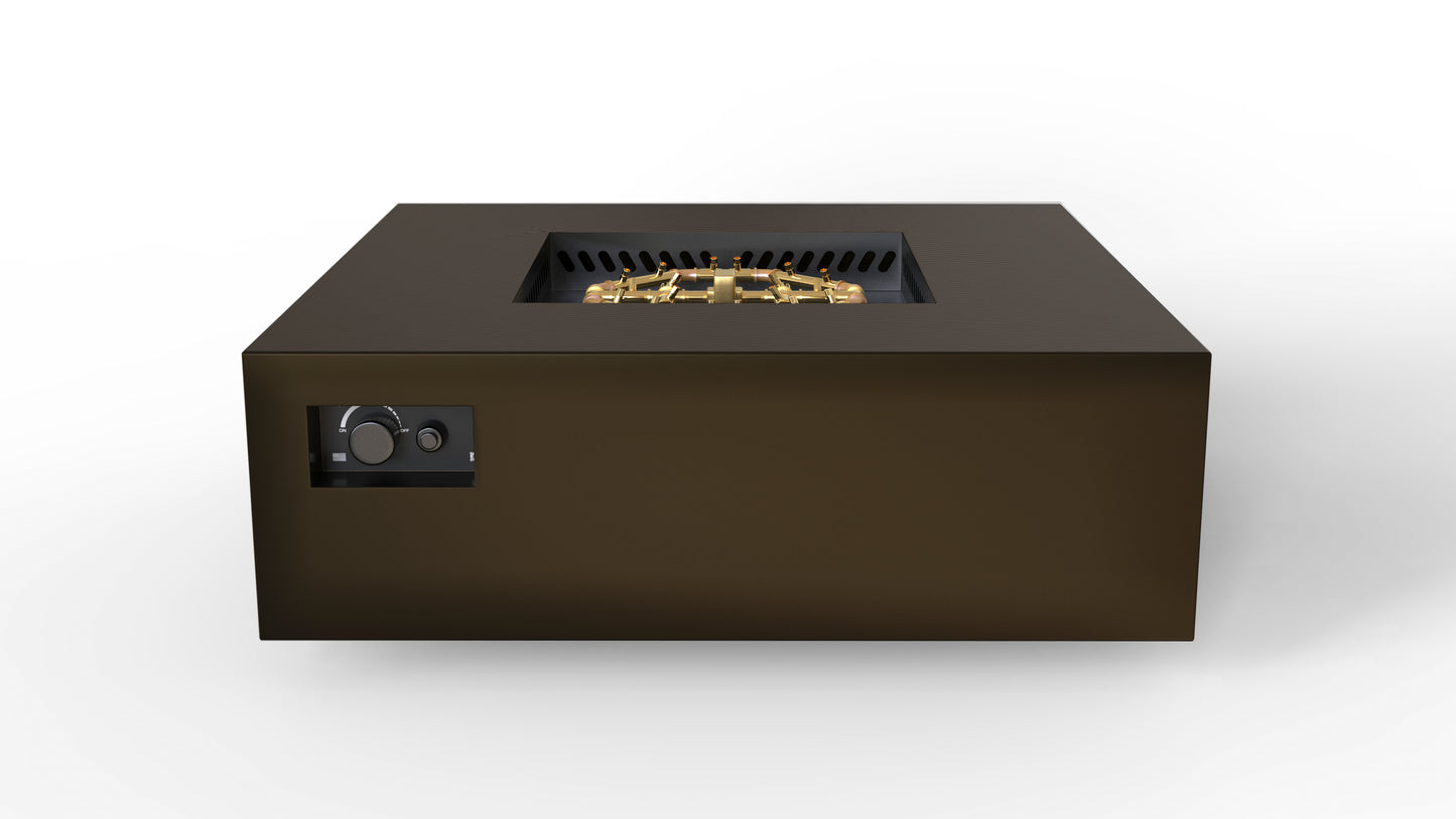 Warming Trends AON Square Steel Fire Pit Table -48"