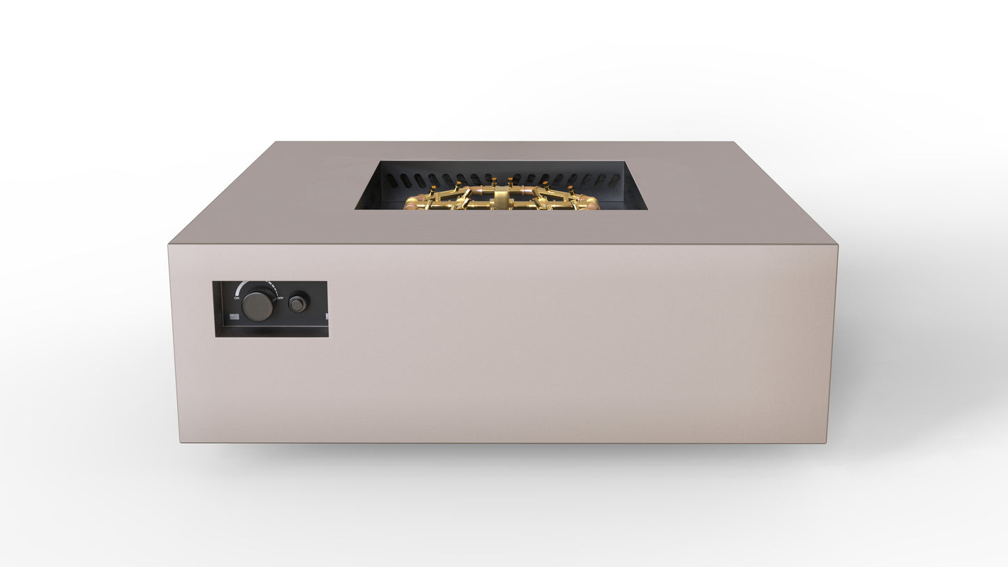 Warming Trends AON Square Steel Fire Pit Table -48"