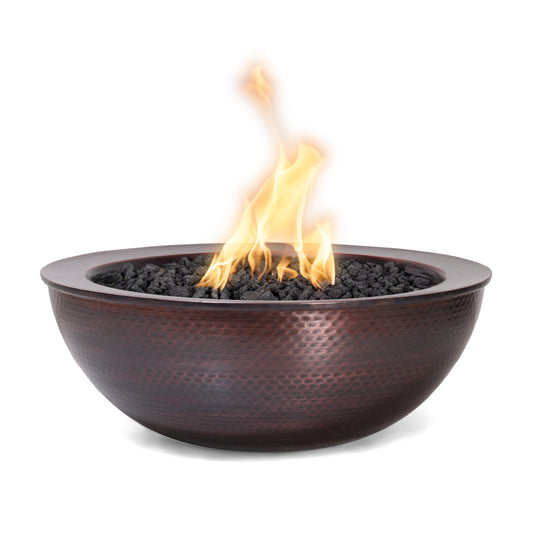 Sedona Fire Bowl - Hammered Patina Copper 27"