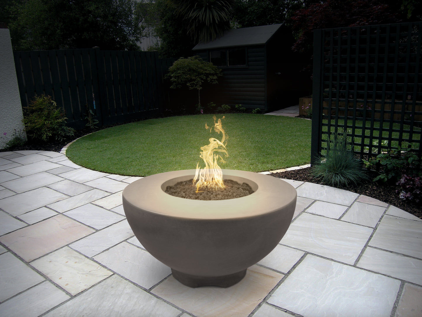 Sienna Fire Pit 37" - GFRC Concrete
