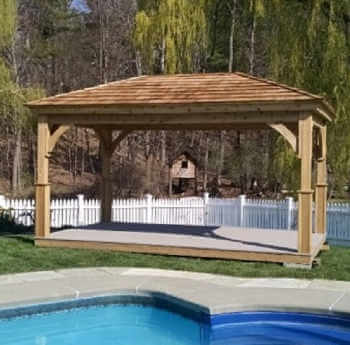 Gazebo Depot Wood Pavilion -10x10ft