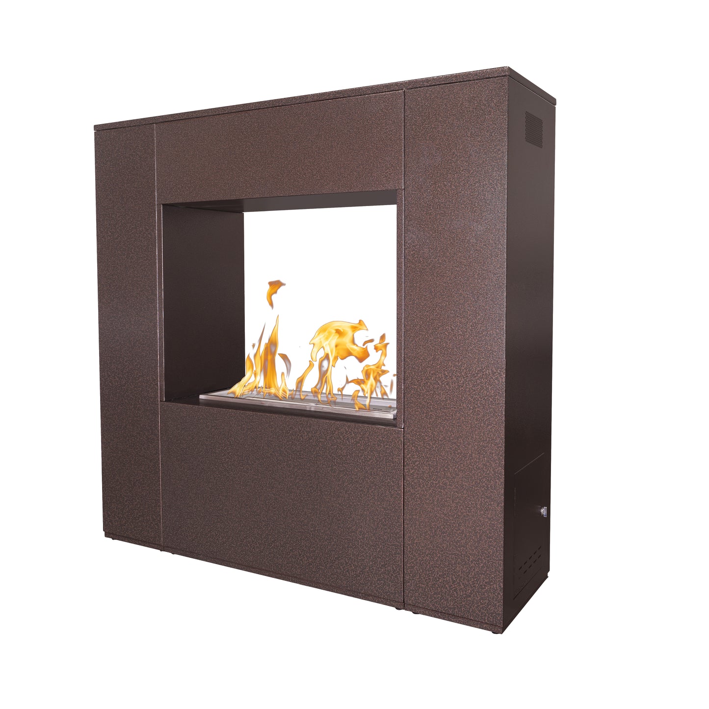 Williams See-Through Metal Powder Coat Outdoor Fireplace -72"