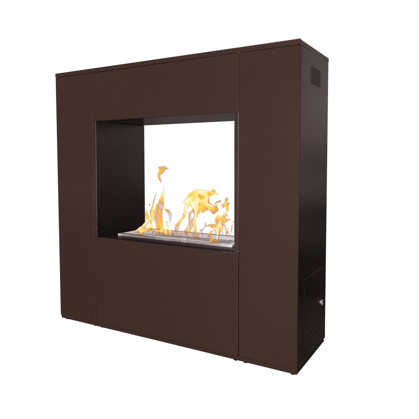 Williams See-Through Metal Powder Coat Outdoor Fireplace -72"