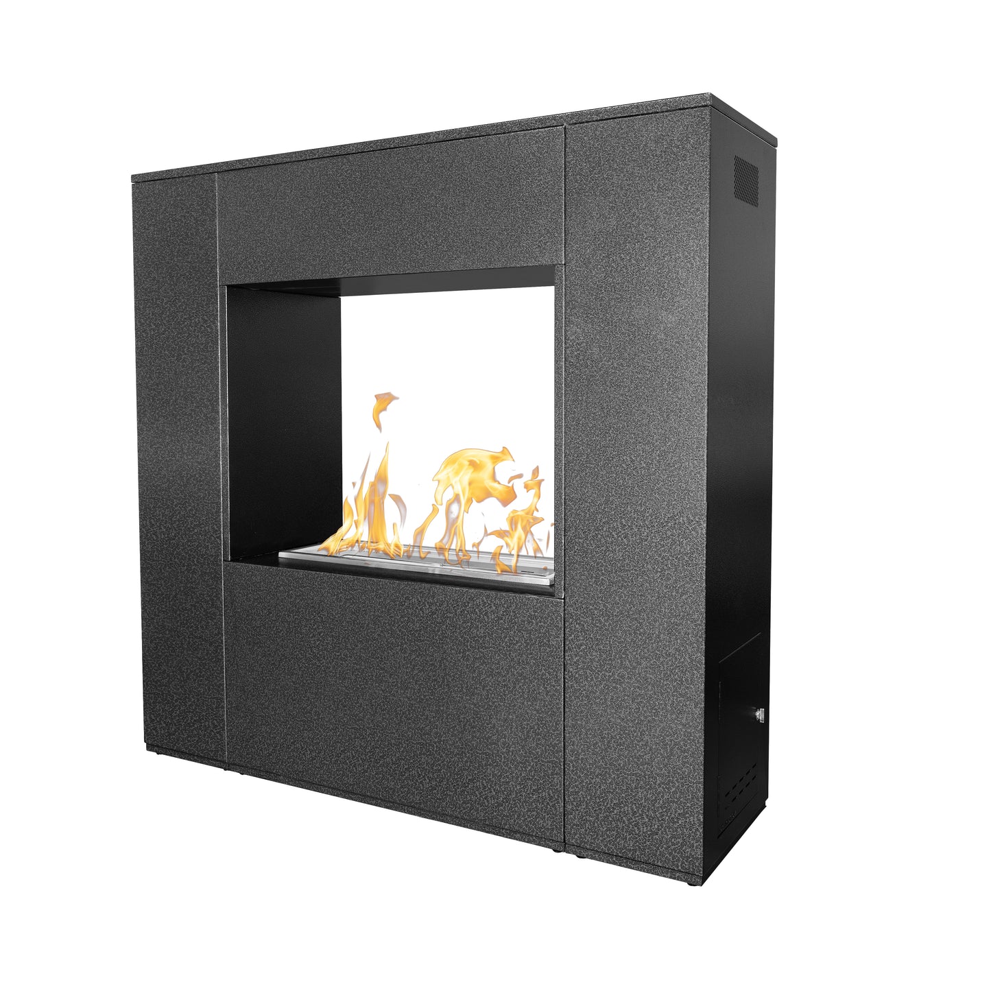 Williams See-Through Metal Powder Coat Outdoor Fireplace -72"