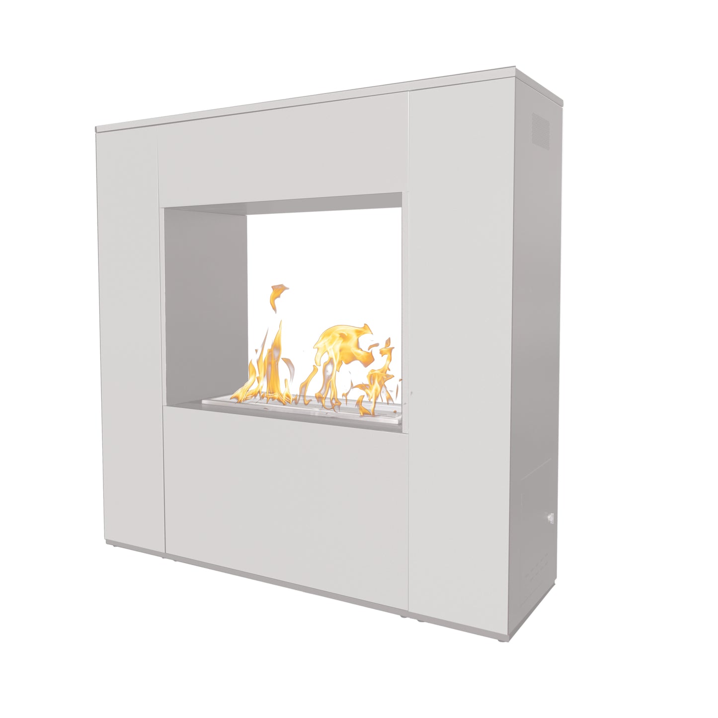 Williams See-Through Metal Powder Coat Outdoor Fireplace -72"