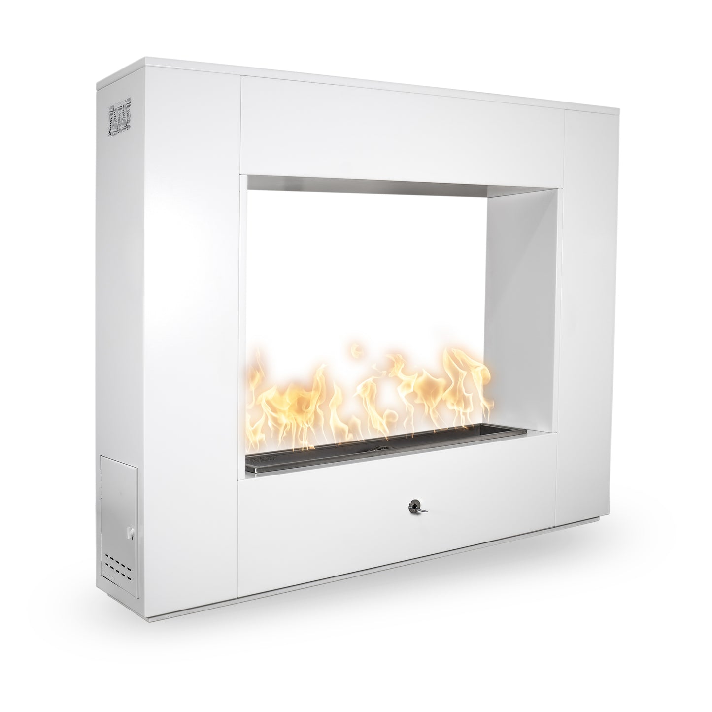 Williams See-Through Metal Powder Coat Outdoor Fireplace -72"
