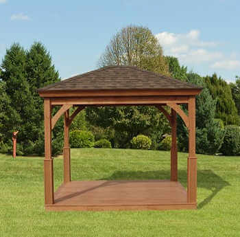 Gazebo Depot Wood Pavilion -10x10ft